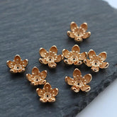 #12/14 MM Flowers FIT 4/6mm Beads Charms For DIY Jewelry Accessories